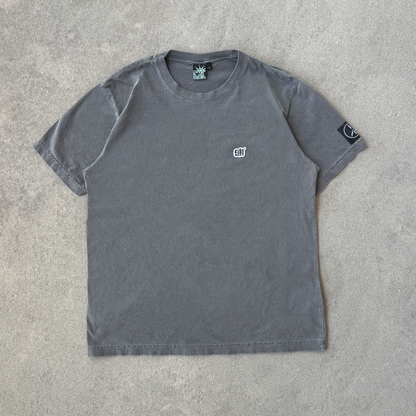 Washed Grey Mini Blackletter Tee