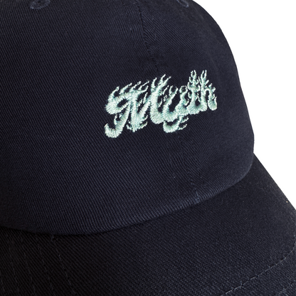 NAVY HELLFIRE LOGO CAP