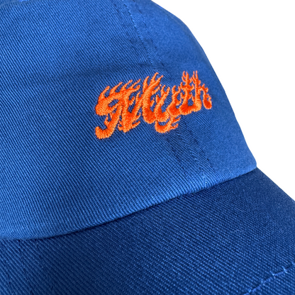 BLUE HELLFIRE LOGO CAP