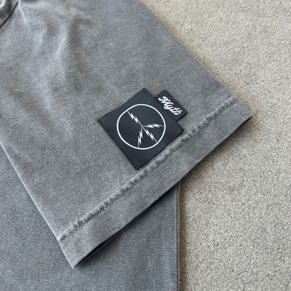 Washed Grey Mini Blackletter Tee