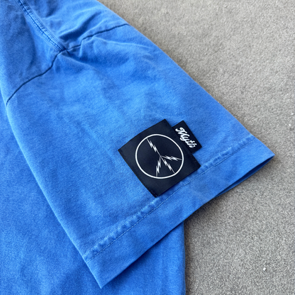 Washed Blue Mini Blackletter Tee