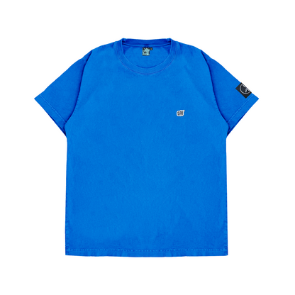 Washed Blue Mini Blackletter Tee