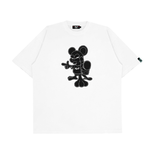 White McThuggin Mouse Tee